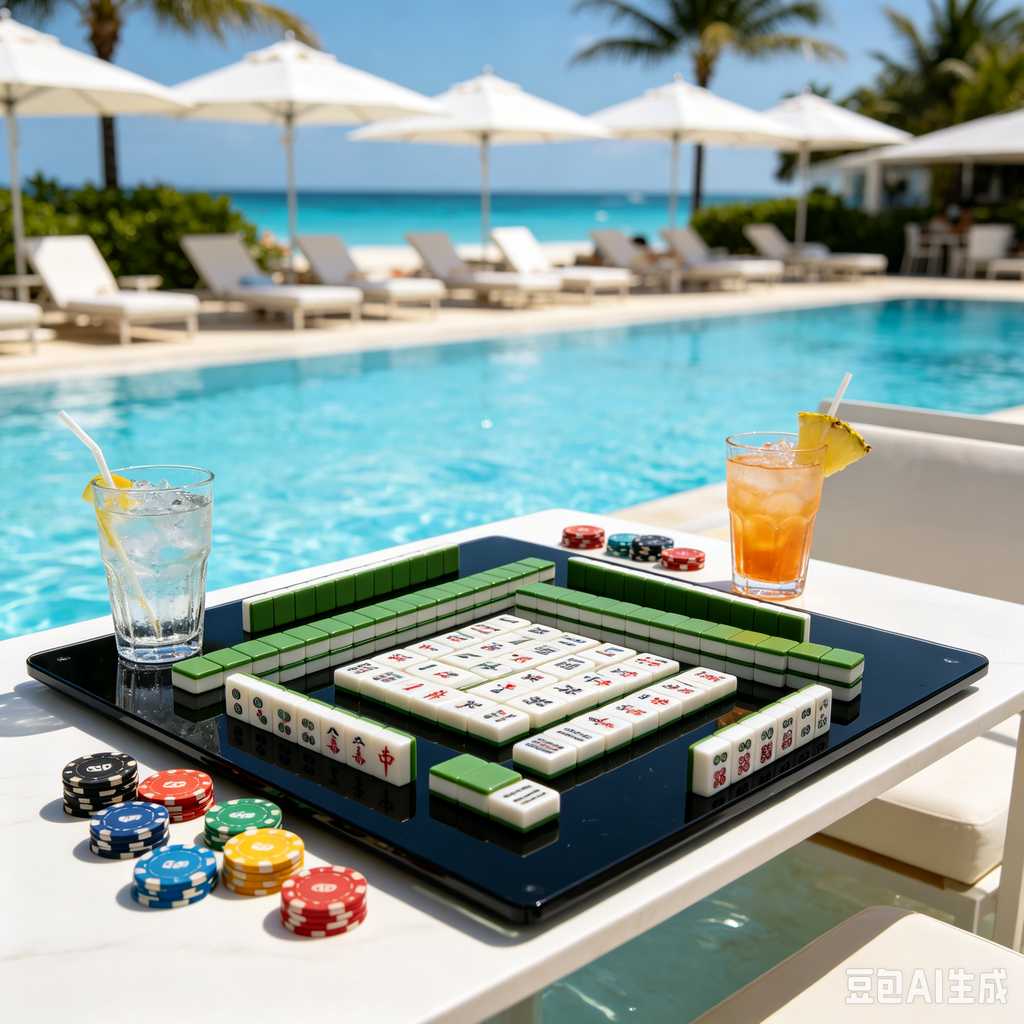 mahjong tile pushers and racks set