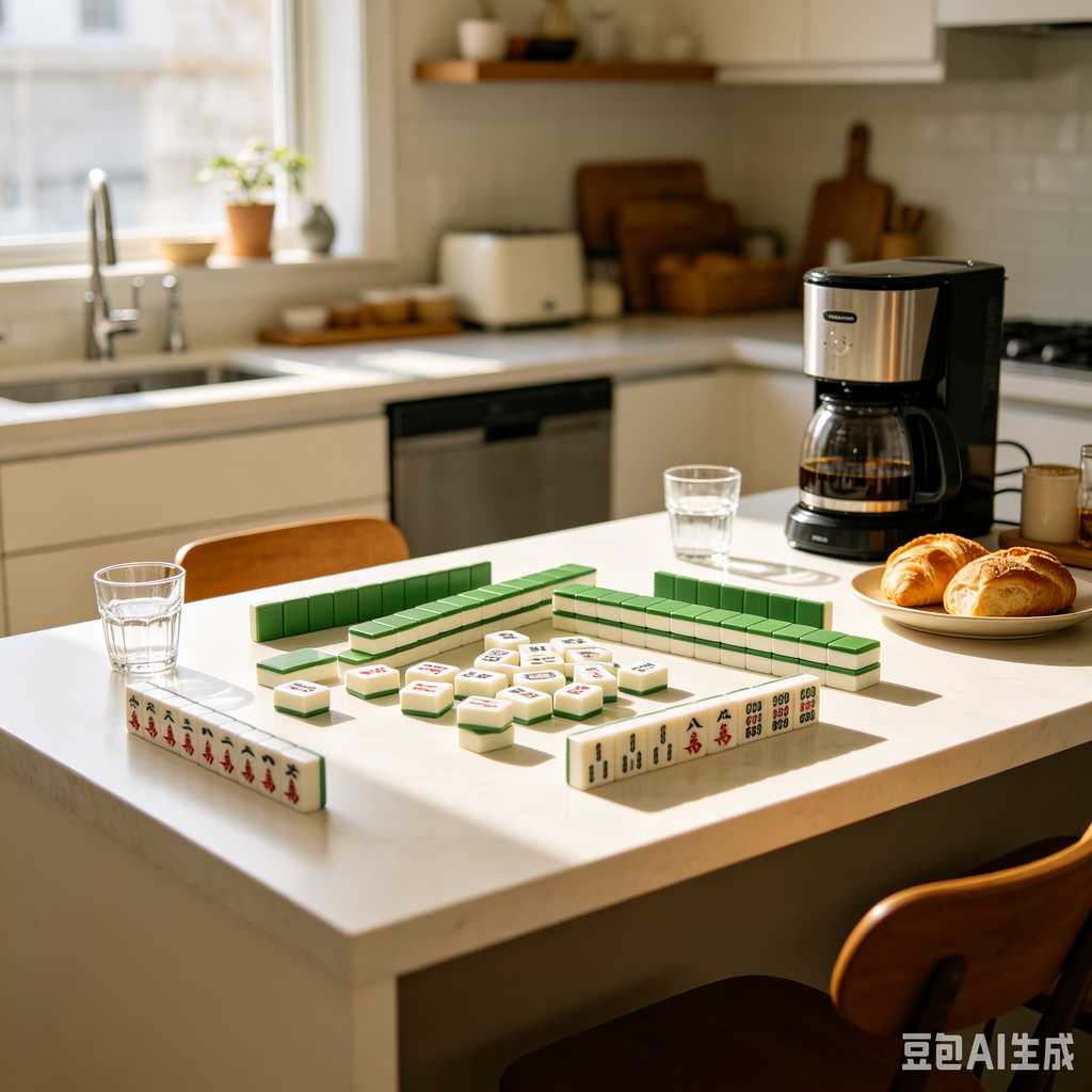 wood mahjong tiles