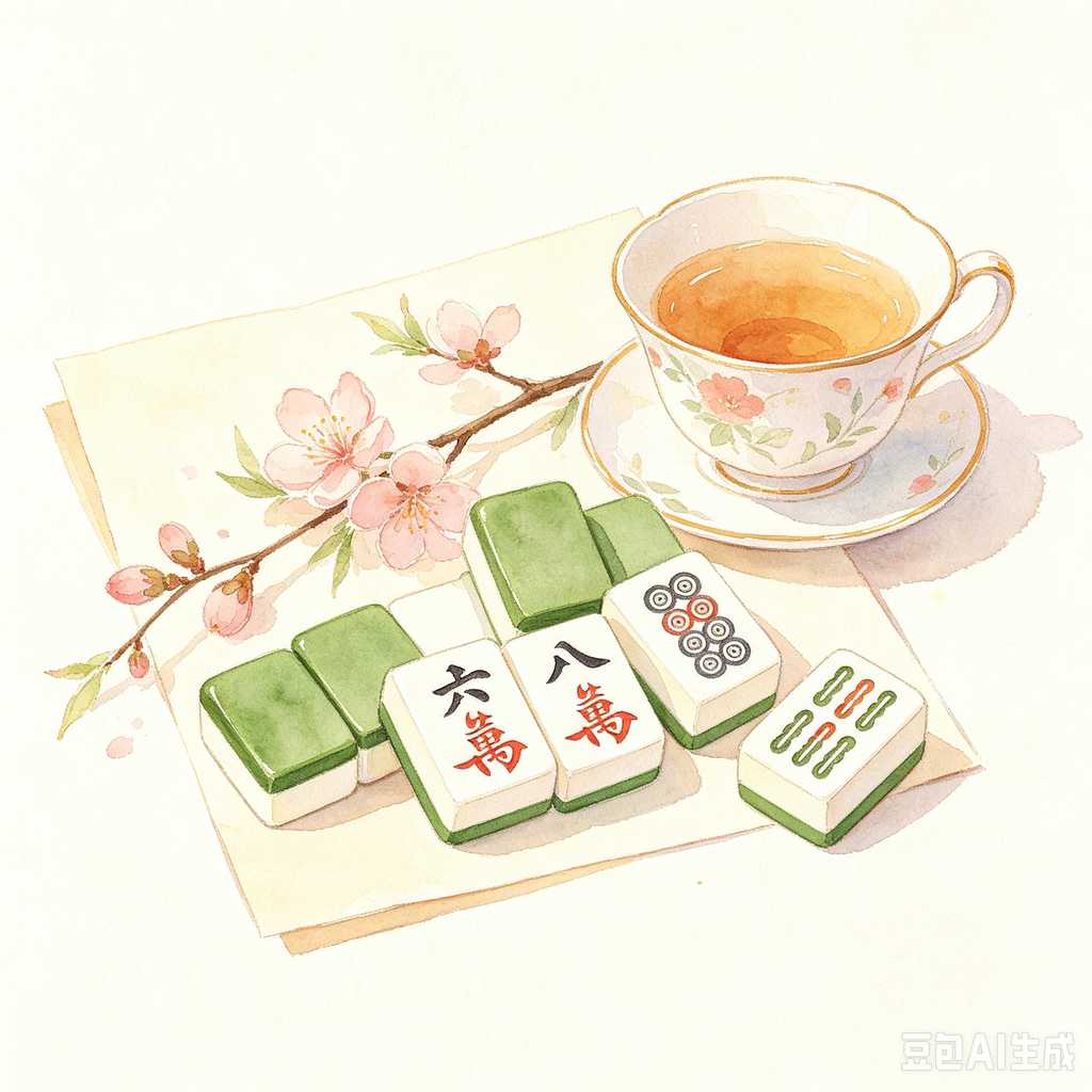 thickened mahjong tiles