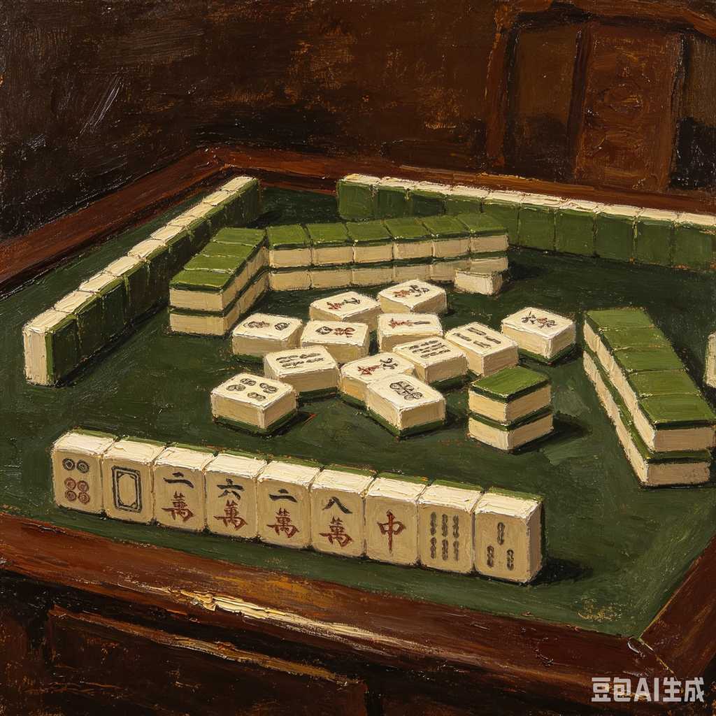 logo printed mahjong gift box