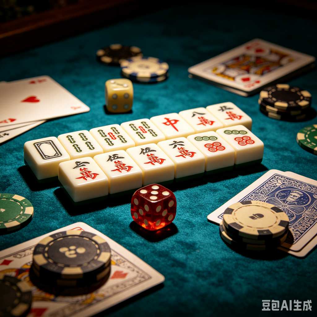 pastel color mahjong tiles